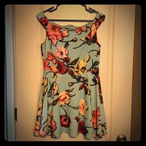 Floral Off the Shoulder Dress